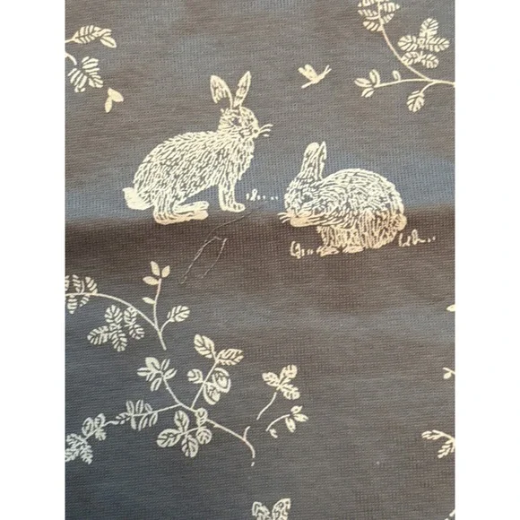 NWT Unisex Toddler 2 Piece Organic Cotton Bunny Pajama Set Grey Size 2T … - Picture 5 of 7